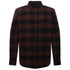 Palm Angels Classic Logo Brown Flannel Overshirt Jacket M